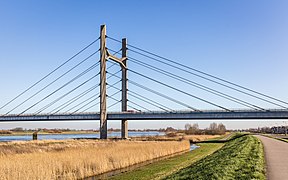 Detail Molenbrug (Kampen) over the IJssel. (northwest side)