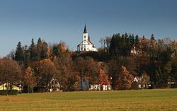 Malenovice s kostelem sv. Ignáce z Loyoly