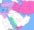 Byzantine Empire (286/395–1453 AD), Sasanian Empire (224–651 AD) and Pre-Islamic Arabia in 600 AD.