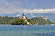 Pulau Bled, Bled, Slovenia