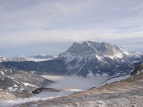 View 1 from West (Lermoos) skiing area