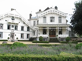 Zicht op het kasteel vanuit het noordwesten