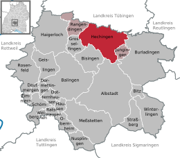 Hechingen - Localizazion