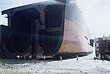 Sloop op het strand in Bangladesh