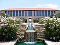 TAMIU fountain is a homage to the acequia.