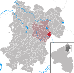 Läget för Gemünden i Westerwaldkreis