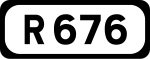 R676 road shield}}