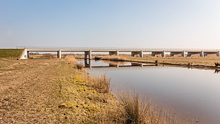 Bridge in the Kamperstraatweg Left section, west side.