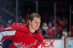 Nicklas Bäckström v dresu Capitals v roce 2022