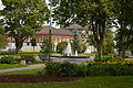 Park with a fountain