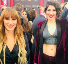 Ha*Ash in Latin Grammys 2017 Hanna Nicole (Left), Ashley Grace (Right)