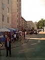 A street market in Pyongyang