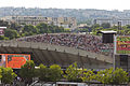 Vue du Court Suzanne-Lenglen depuis le court Philippe-Chatrier.