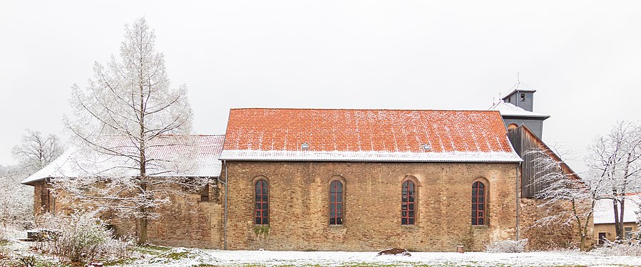 Kloster Ilsenburg vom Klosterteich aus gesehen