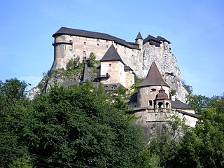 Orava Castle, one of the places where in 1922 the film "Nosferatu" was made.