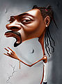 A Snoop Dogg caricature