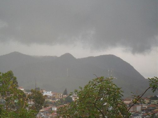 Thunderstorm over Pedra Aguda and Pico do Galo