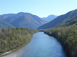 dr Ticino bi Claro oberhalb vo Bellinzona