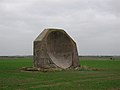 Akustické zrcadlo z období 1. světové války u Kilnsea, East Riding of Yorkshire. Pomáhalo detekovat přilétající útočící vzducholodě Zeppelin.