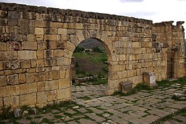 L'entrée du sanctuaire.