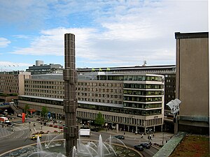 Skandinaviska bankens byggnad Hästskon 12, 1963–1966