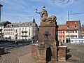 André Friederich, La Fontaine de la Licorne (1837), Grand-Rue, Saverne.