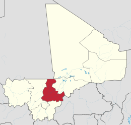 Regione di Ségou – Localizzazione