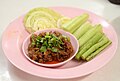 'Nam phrik ong' is a Northern Thai chilli dip with minced pork and tomato.