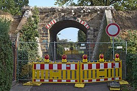 Railwaybridge Lieselotte-Herrmann-Str. in Leipzig under reconstruction