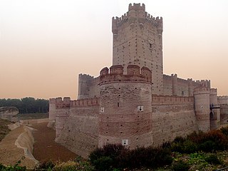 Castle of La Mota, in Medina del Campo, provincia de Valladolid.