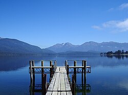 Utsikt over Te Anau-sjøen