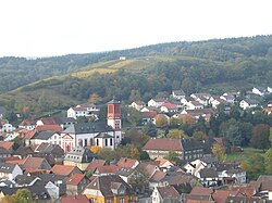 Skyline of Wallhausen