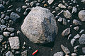 Ventifact at the northern rim of Dyngyujökull glacier, Iceland