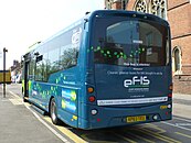 Arriva The Shires StreetLite EV rear in Wolverton in 2015