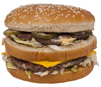 Big Mac hamburger