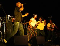 Bongo Maffin perform onstage in Vienna in 2008