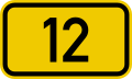 File:Bundesstraße 12 number.svg