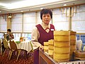 Lady Serving Dim Sum