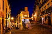 Rua Marechal Saldanha, nel quartiere della Bica