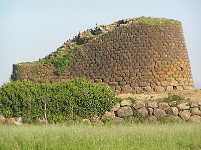 Nurague Losa, perto de Abbasanta, na província de Oristano