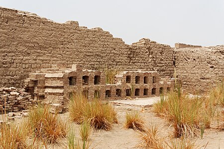 View of the remaining niches in the catacombs of Ptolemy IV.