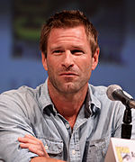 Aaron Eckhart au San Diego Comic-Con en juillet 2010.