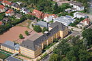 Luftbild des Gymnasium Wendalinum