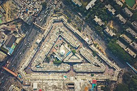 Top view of Dhaka New Market