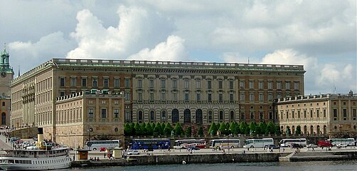 Royal Palace in the Old Town in Stockholm