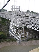 Maintenance cradle, Clifton suspension bridge