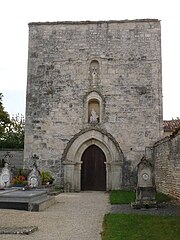 Façade de l'église.