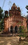 Satyapur: the Shiv Durga sikhar deul , the Satyeswar sikhar deul and nava ratna Sitalananda temple (in picture).