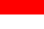 Flag of Indonesia used by the Provisional Government of East Timor (1975-1976)[32] and during the Indonesian occupation. (1976-1999)