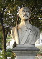 Nea Trapezounta, Pieria. Bust of Alexandros Ipsilantis.